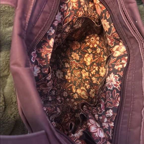 Vera Bradley Purple Everyday Tote Durable and Practical - Picture 2 of 3